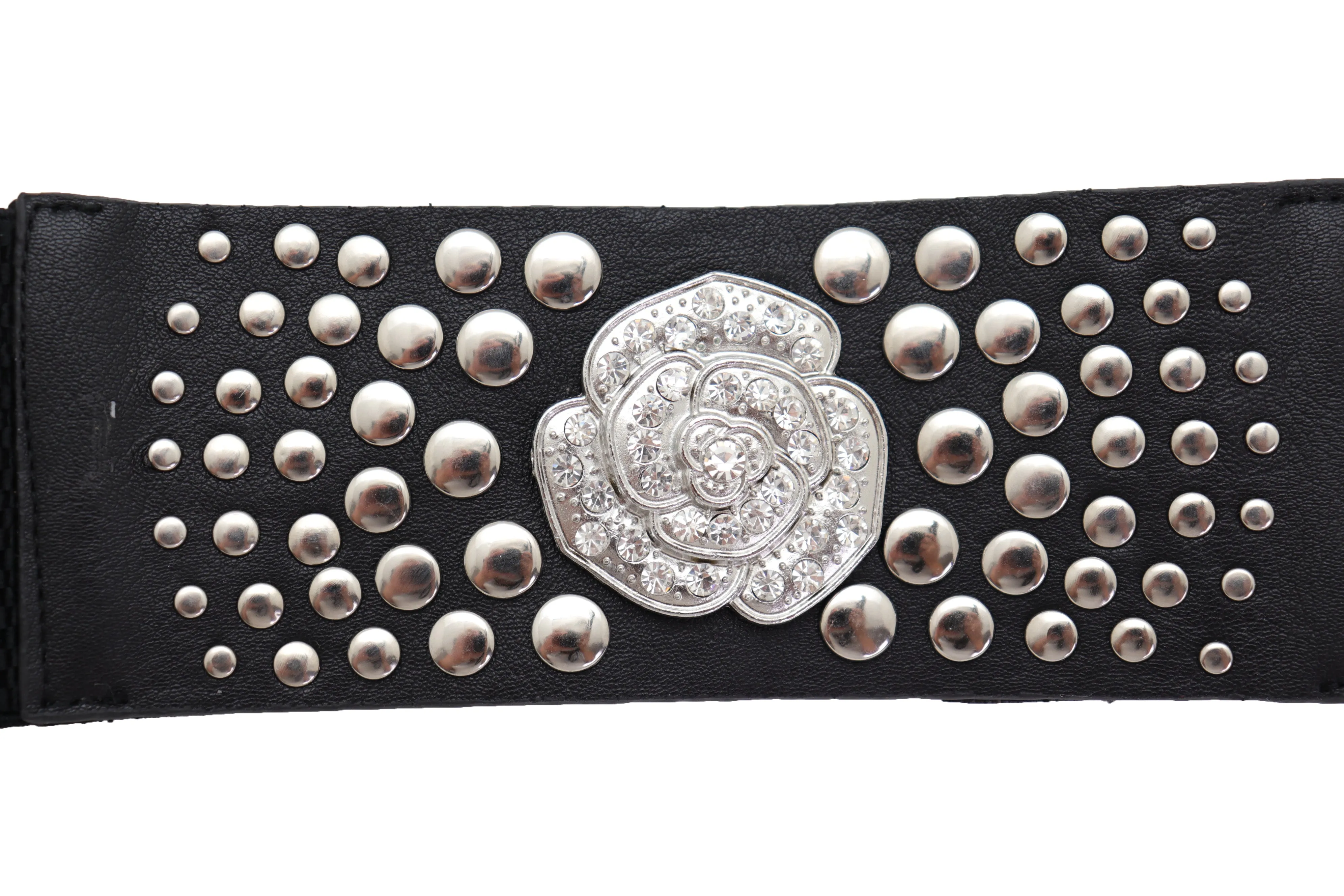 Silver Metal Chain Links Belt Hip Waist Size S M L