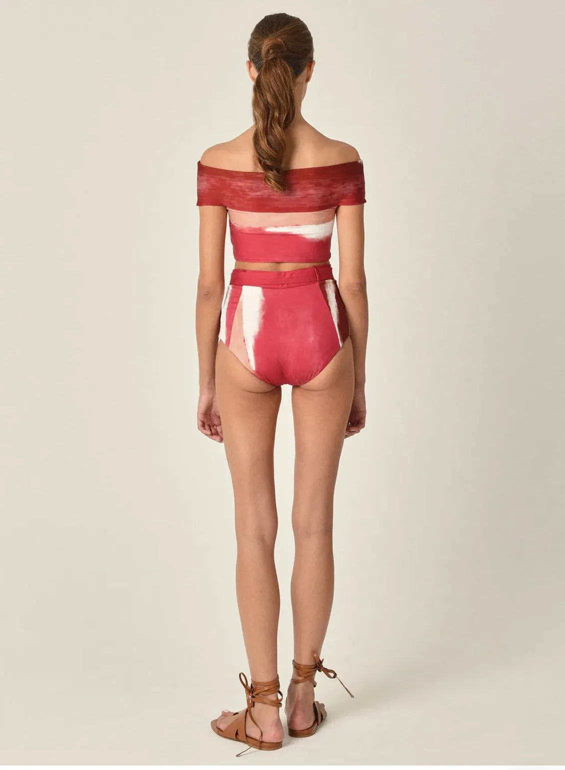 Silvia Tcherassi Pineto Bikini Top   Riccionie Bikini Bottom Plum
