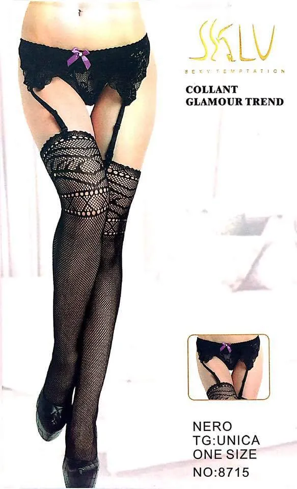 SKLU Fashion Figured Painty Hose Sexy Leg Stocking-8715