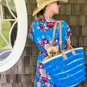 Sky Blue Shimmy Bag