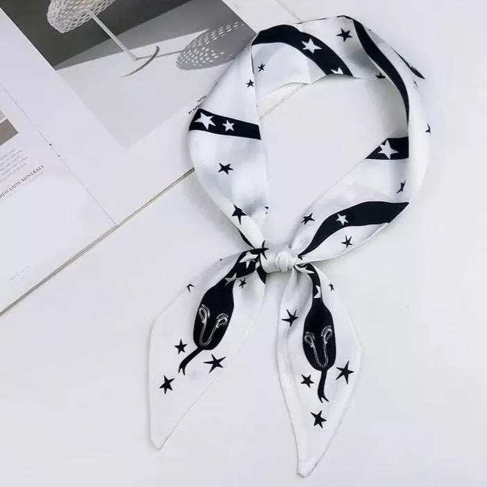 Small Veronica satin scarf