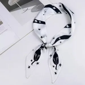 Small Veronica satin scarf