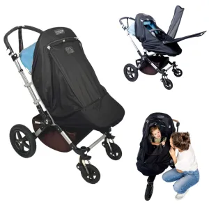 SnoozeShade Plus Extra (6m ) | Buggy & pushchair sun shade | Universal fit, blocks up to 99% of UV & helps little ones nap