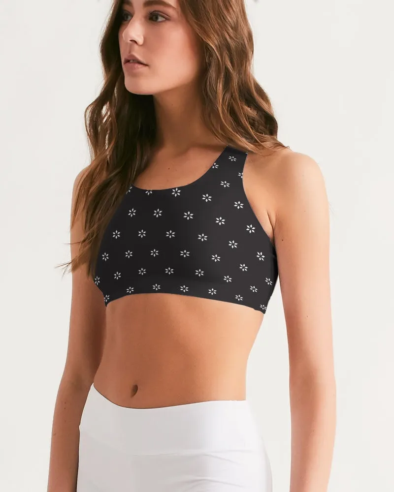 Snowflake Women's Seamless Sports Bra
