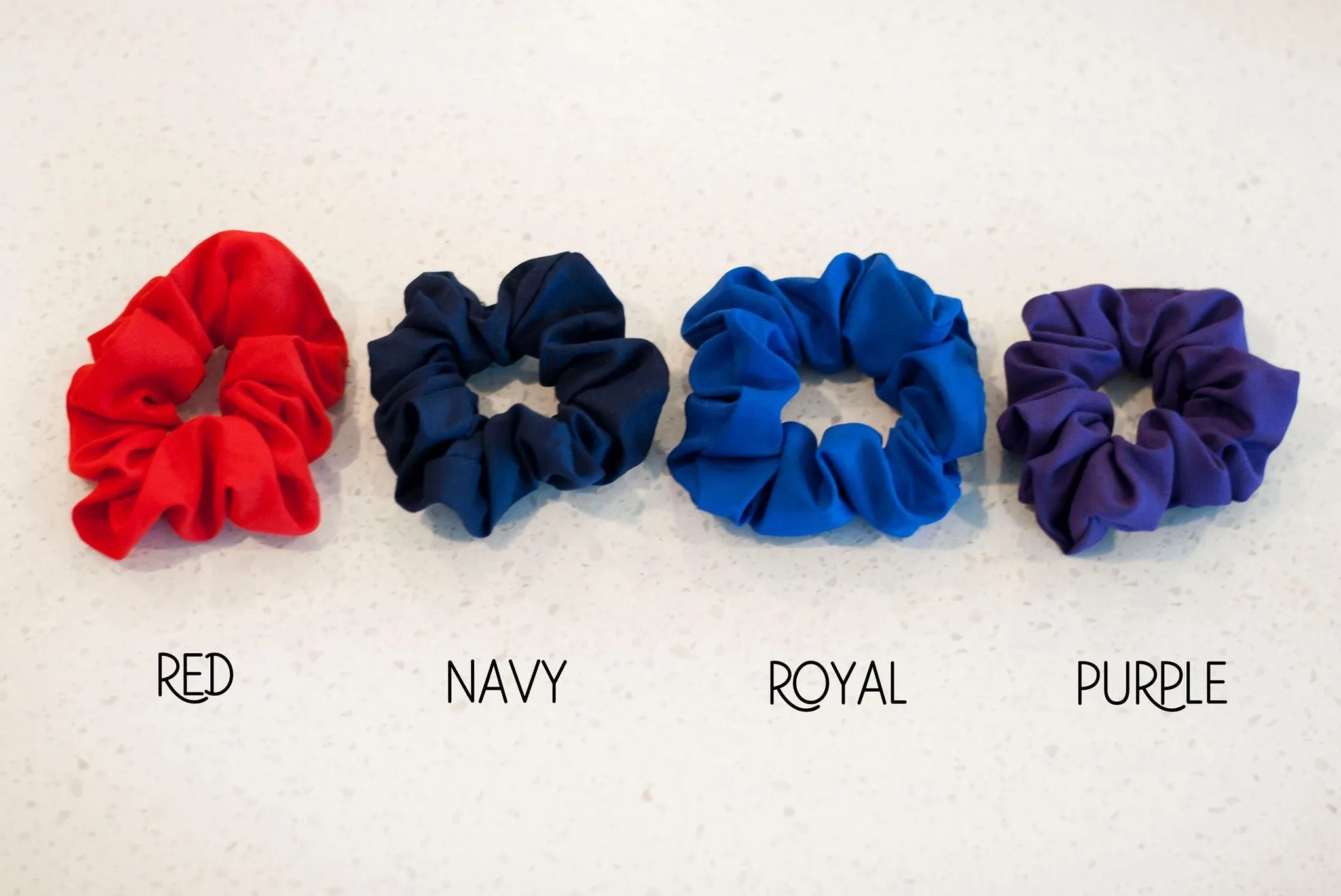 Solid Color Scrunchies