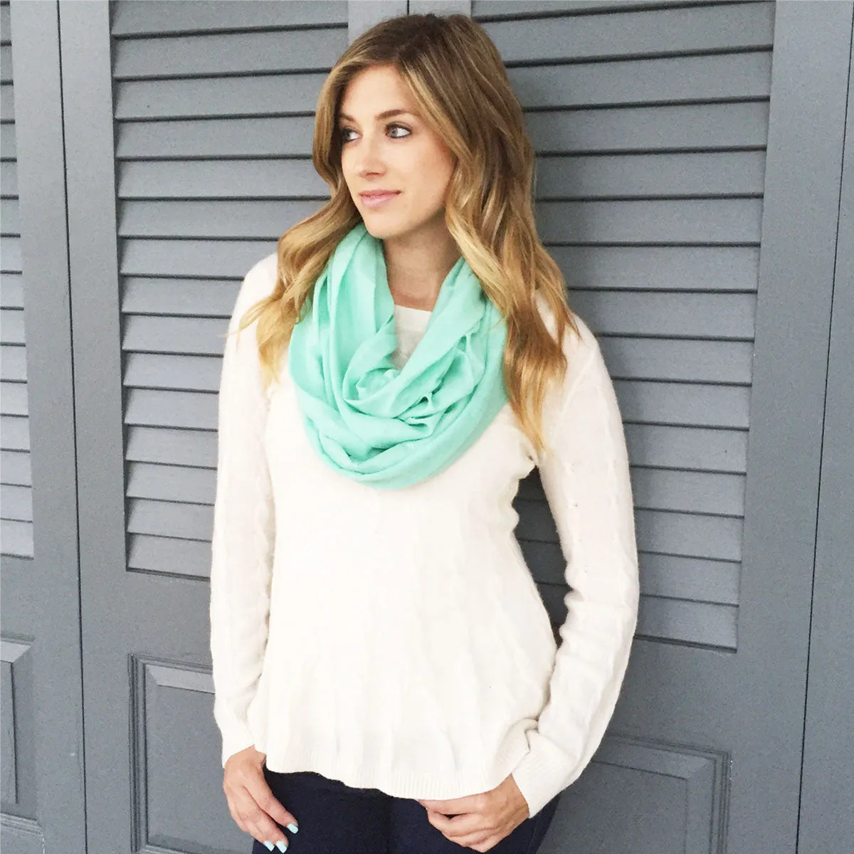 Solid Infinity Scarf