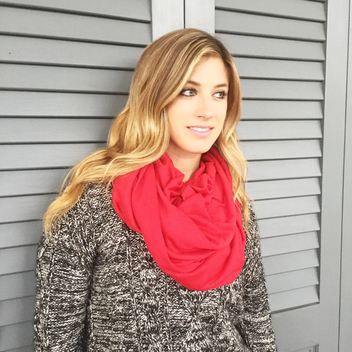Solid Infinity Scarf