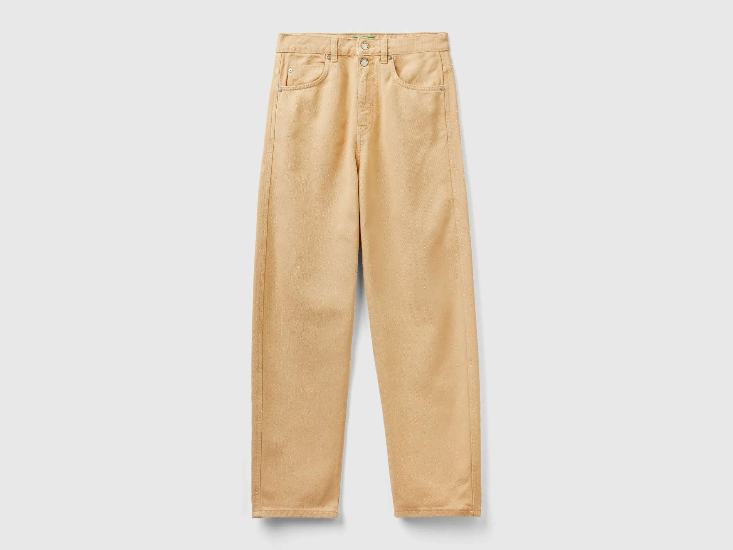 Solid Mom Fit Jeans