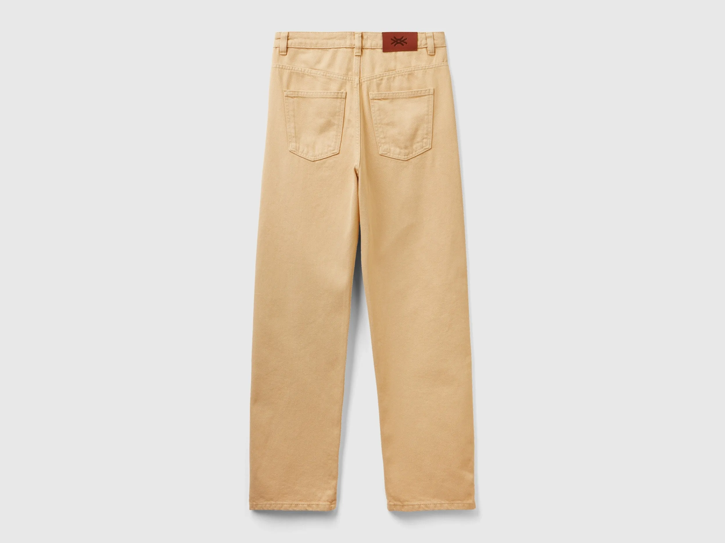 Solid Mom Fit Jeans
