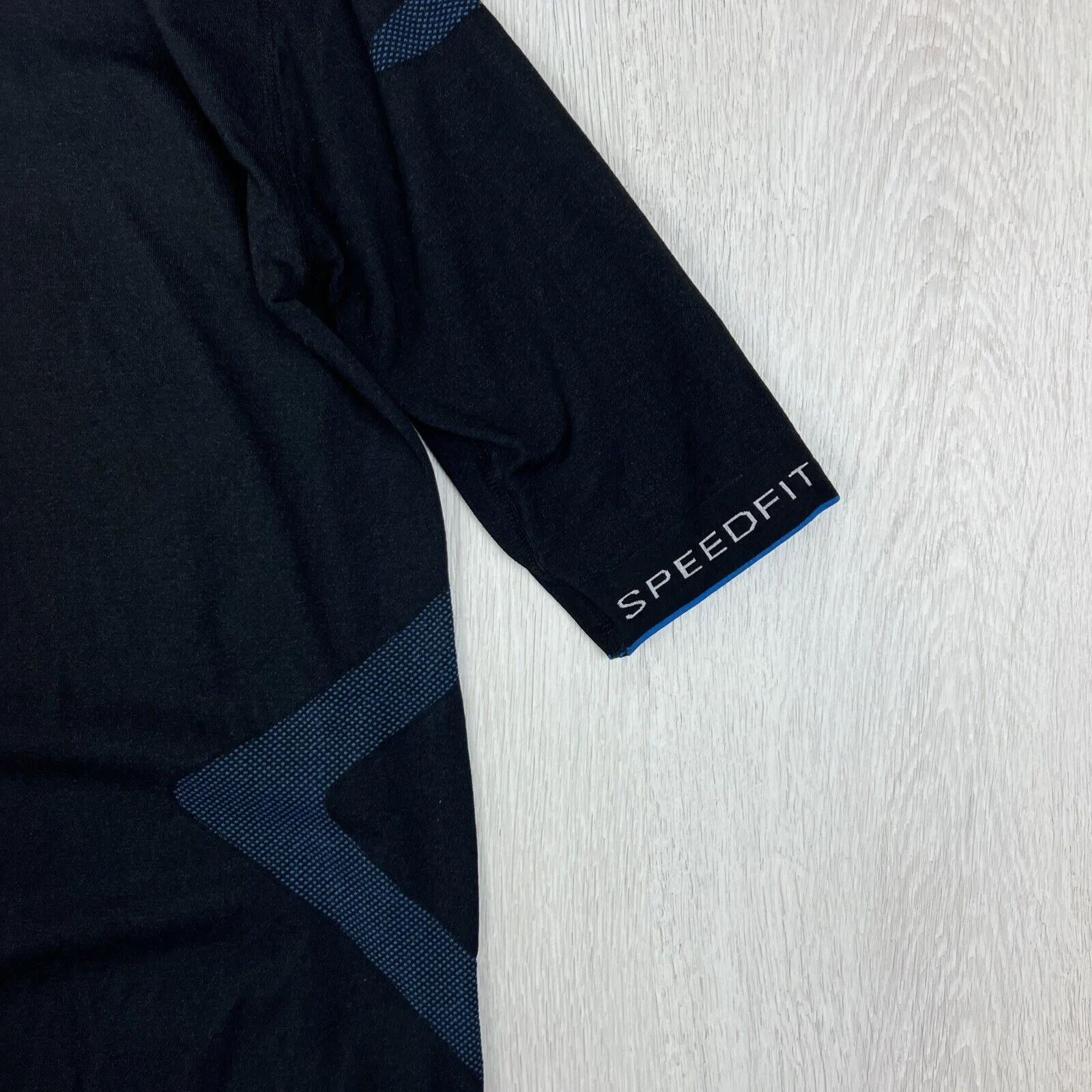 SpeedFit Mens Black Activewear Compression Top T-Shirt Size Medium