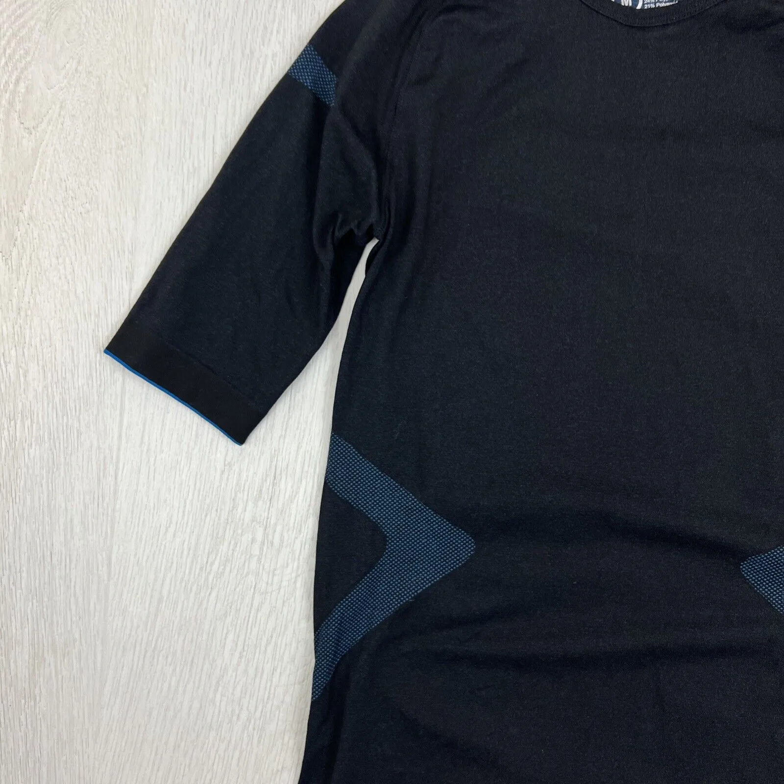 SpeedFit Mens Black Activewear Compression Top T-Shirt Size Medium