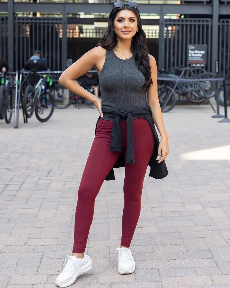 Squat Proof Leggings - Port