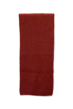 Stacy Rib Knit Scarf in Burgundy