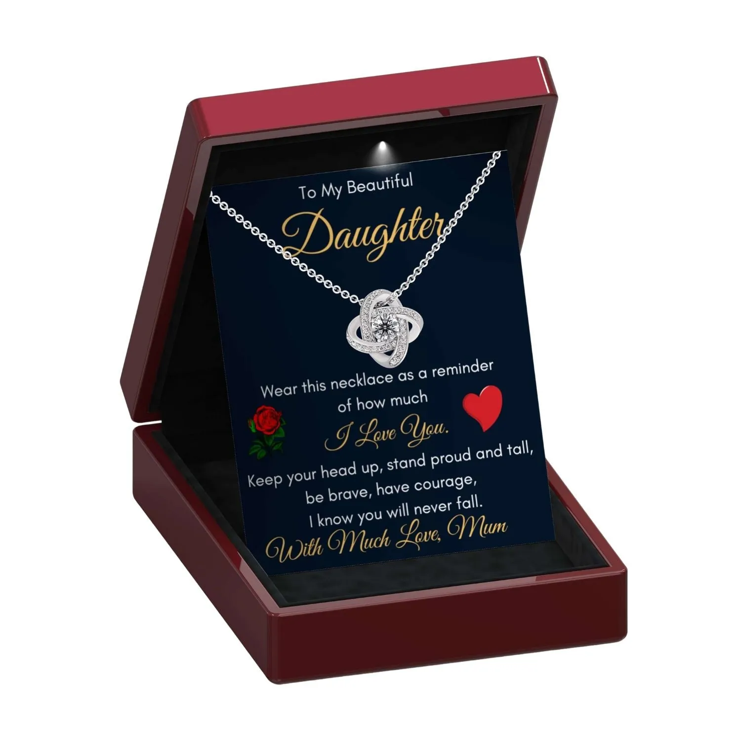Stand Tall Necklace - From Mum - DT44