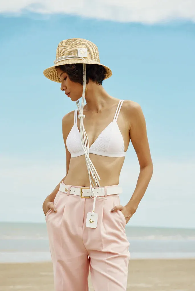 Straw Hat - White