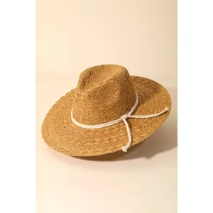 Straw Weave Rope Strap Sun Hat