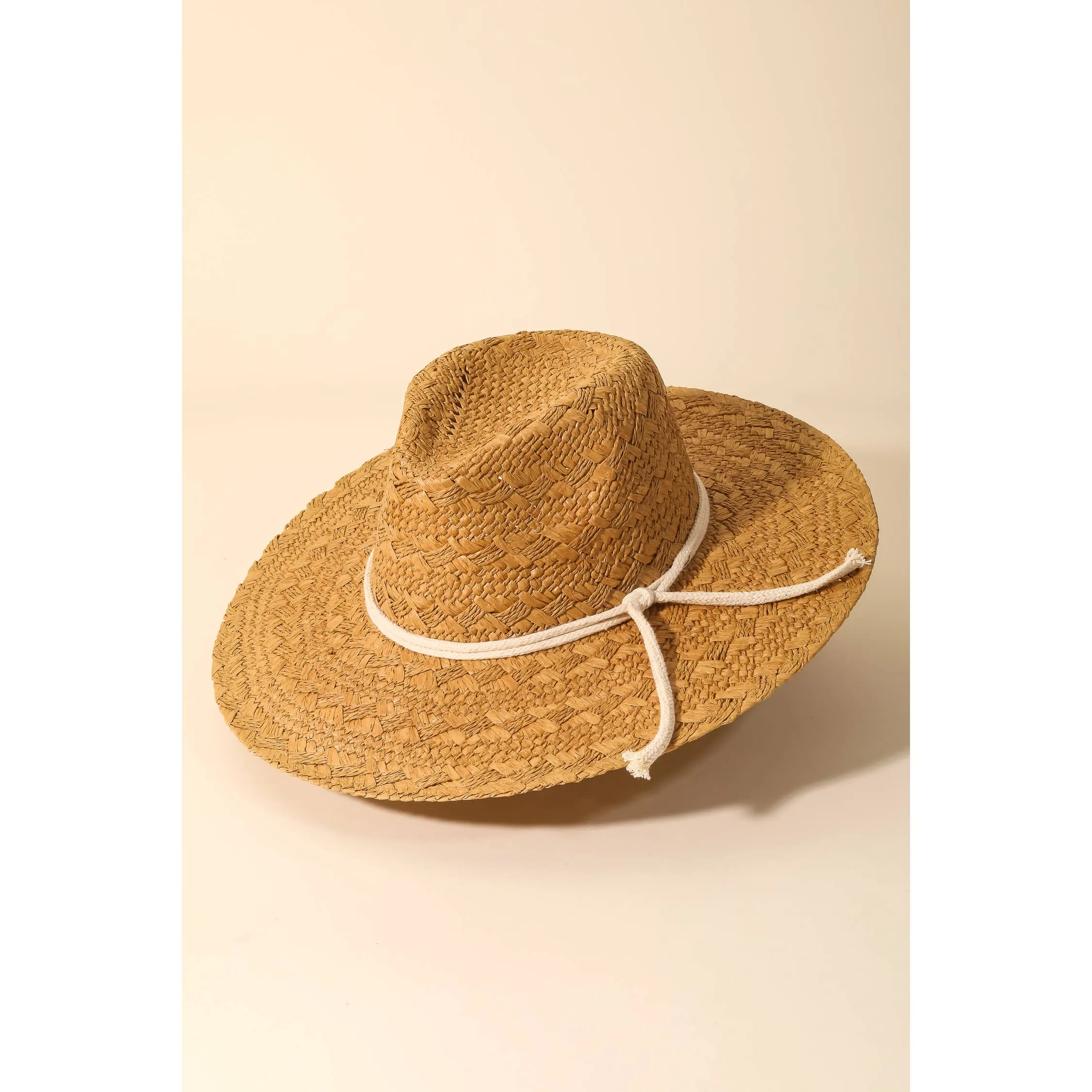 Straw Weave Rope Strap Sun Hat