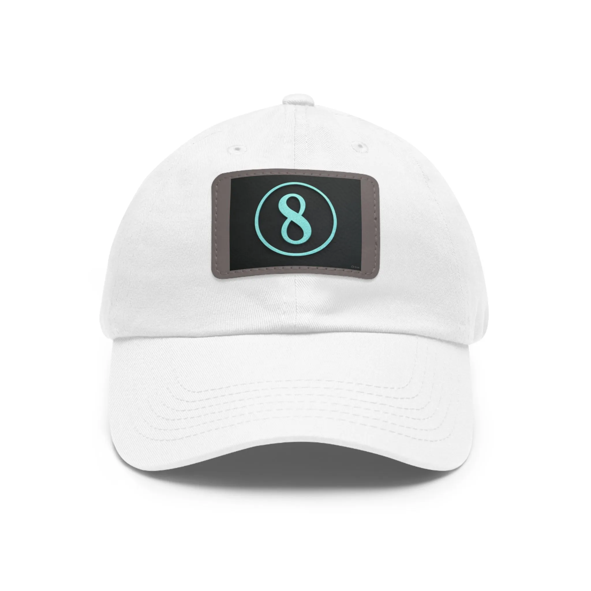 Stylish Hat with Leather Patch - Casual 8 Design