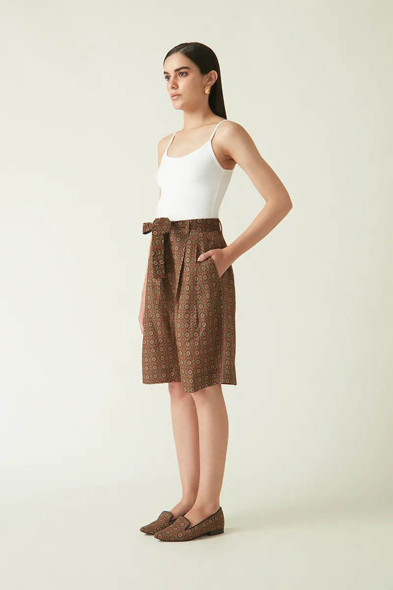 Summer Shorts Silk Printed-Fashion Edit Java 03A-2JV-20-Payal Pratap