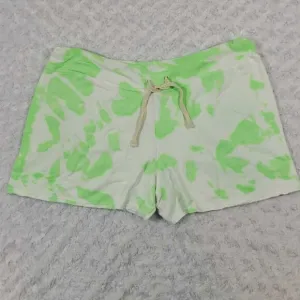 Sundry Drawstring Green Paint Blot Stretch Shortie Stretchable Waistband XL Size