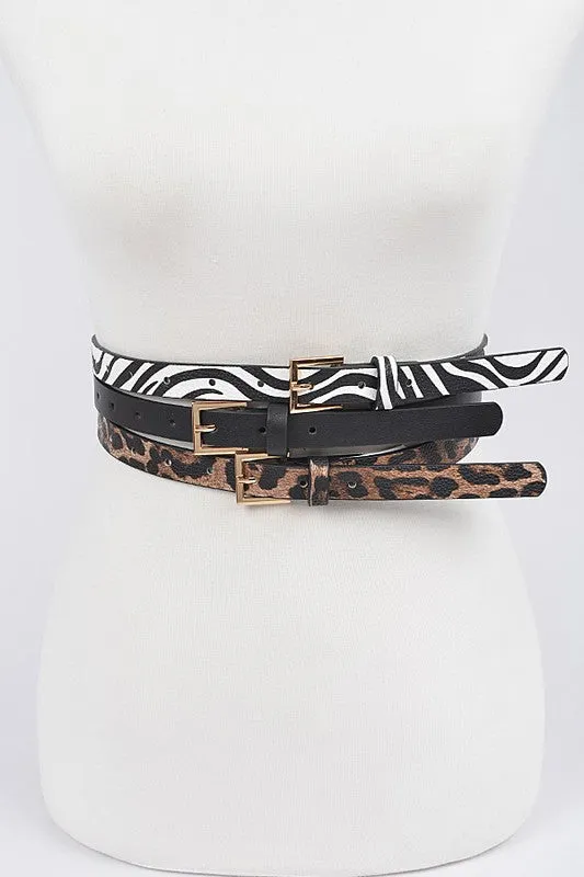 Tait Trio Slim Belt Set