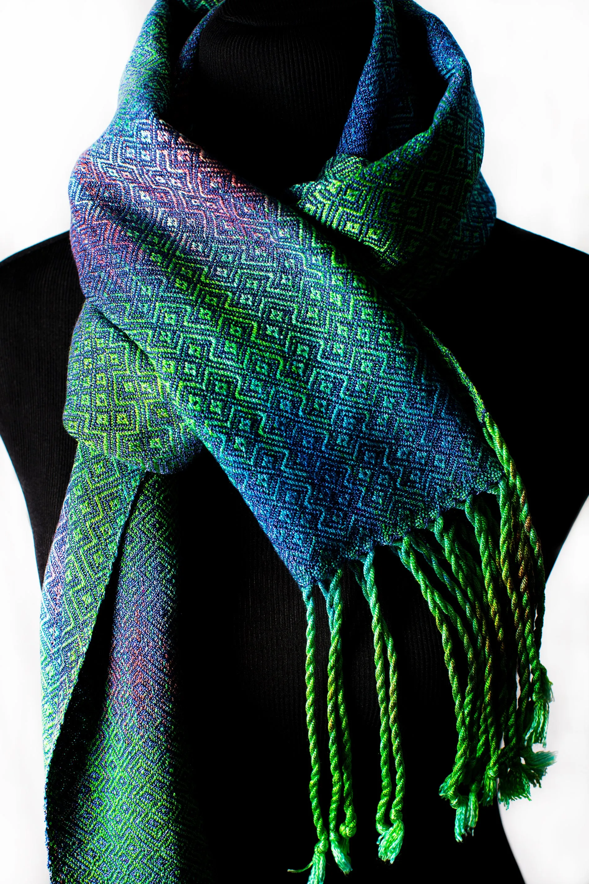 Takahae Classic Scarf- Purple Martin