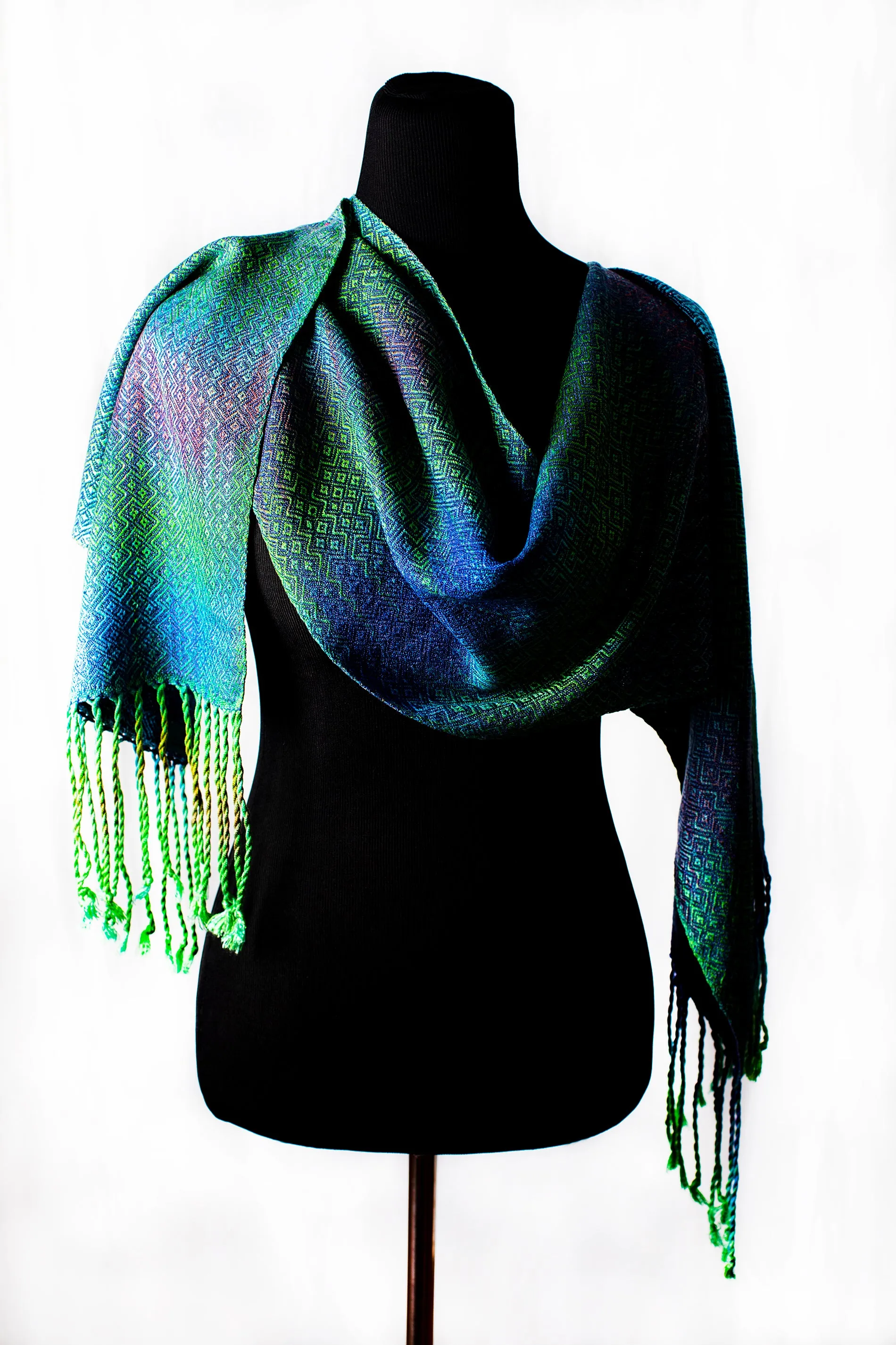 Takahae Classic Scarf- Purple Martin
