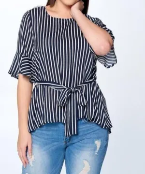 Tatiana Bell Sleeve Top (Plus)