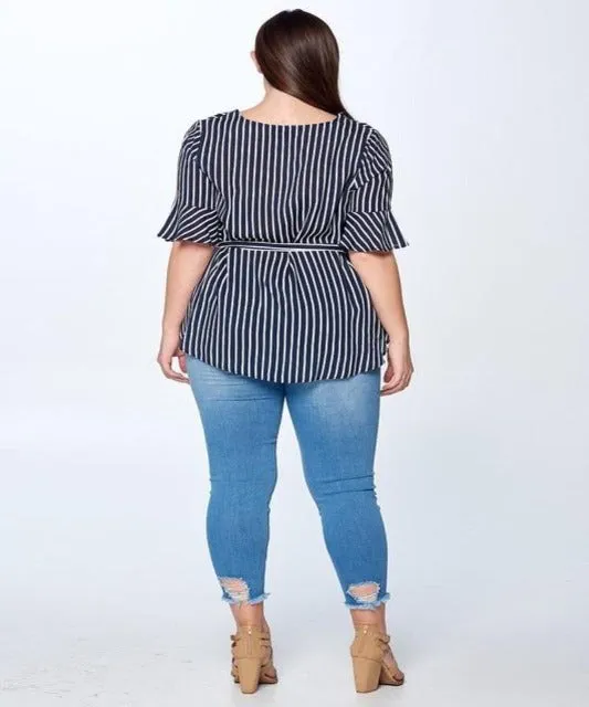 Tatiana Bell Sleeve Top (Plus)