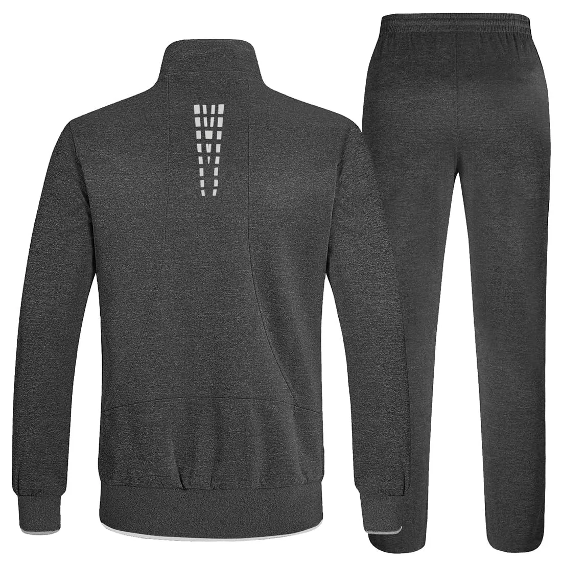 TBMPOY Men's Tracksuits Sweatsuits for Men Sweat Track Suits 2 Piece Casual Athletic Jogging Warm Up Full Zip Sets