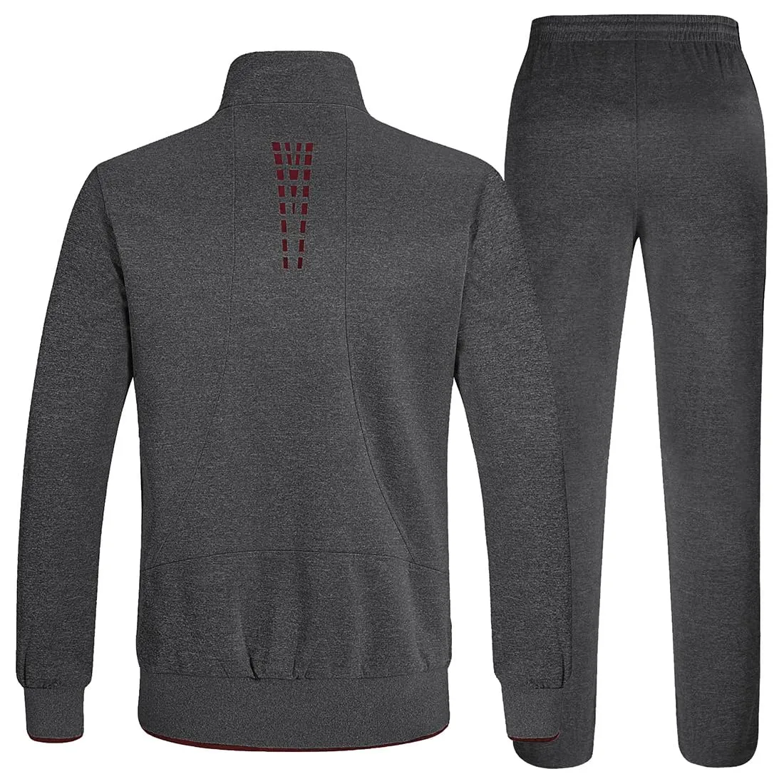 TBMPOY Men's Tracksuits Sweatsuits for Men Sweat Track Suits 2 Piece Casual Athletic Jogging Warm Up Full Zip Sets