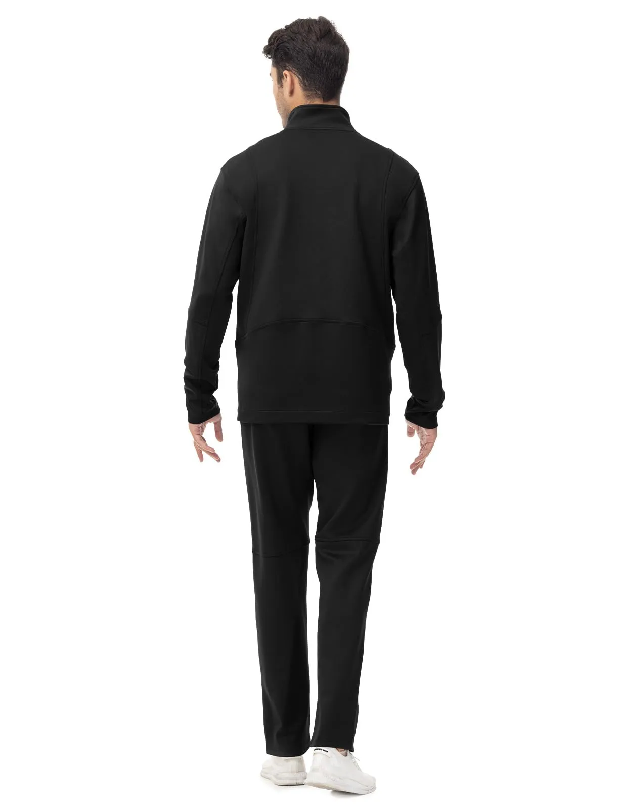 TBMPOY Men's Tracksuits Sweatsuits for Men Sweat Track Suits 2 Piece Casual Athletic Jogging Warm Up Full Zip Sets