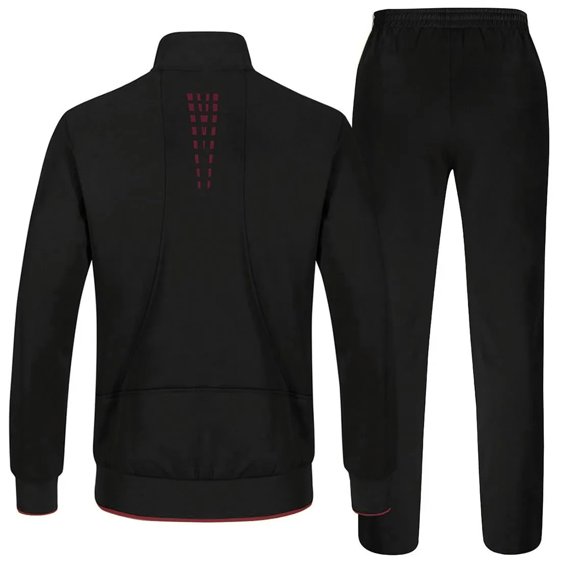 TBMPOY Men's Tracksuits Sweatsuits for Men Sweat Track Suits 2 Piece Casual Athletic Jogging Warm Up Full Zip Sets