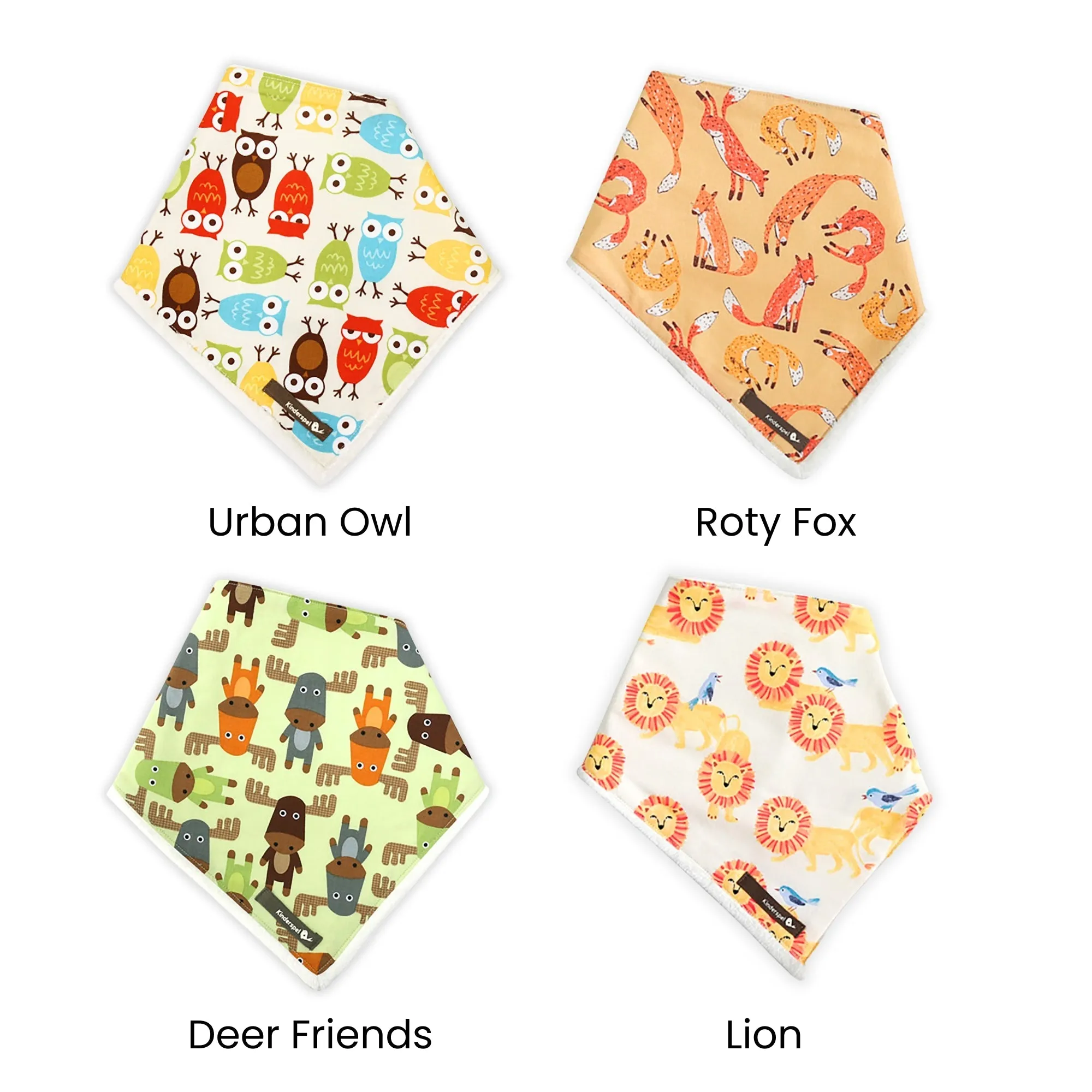 Teething Bib Bundle (3 Options-Plush Fleece, Cotton, or Mixed Set)