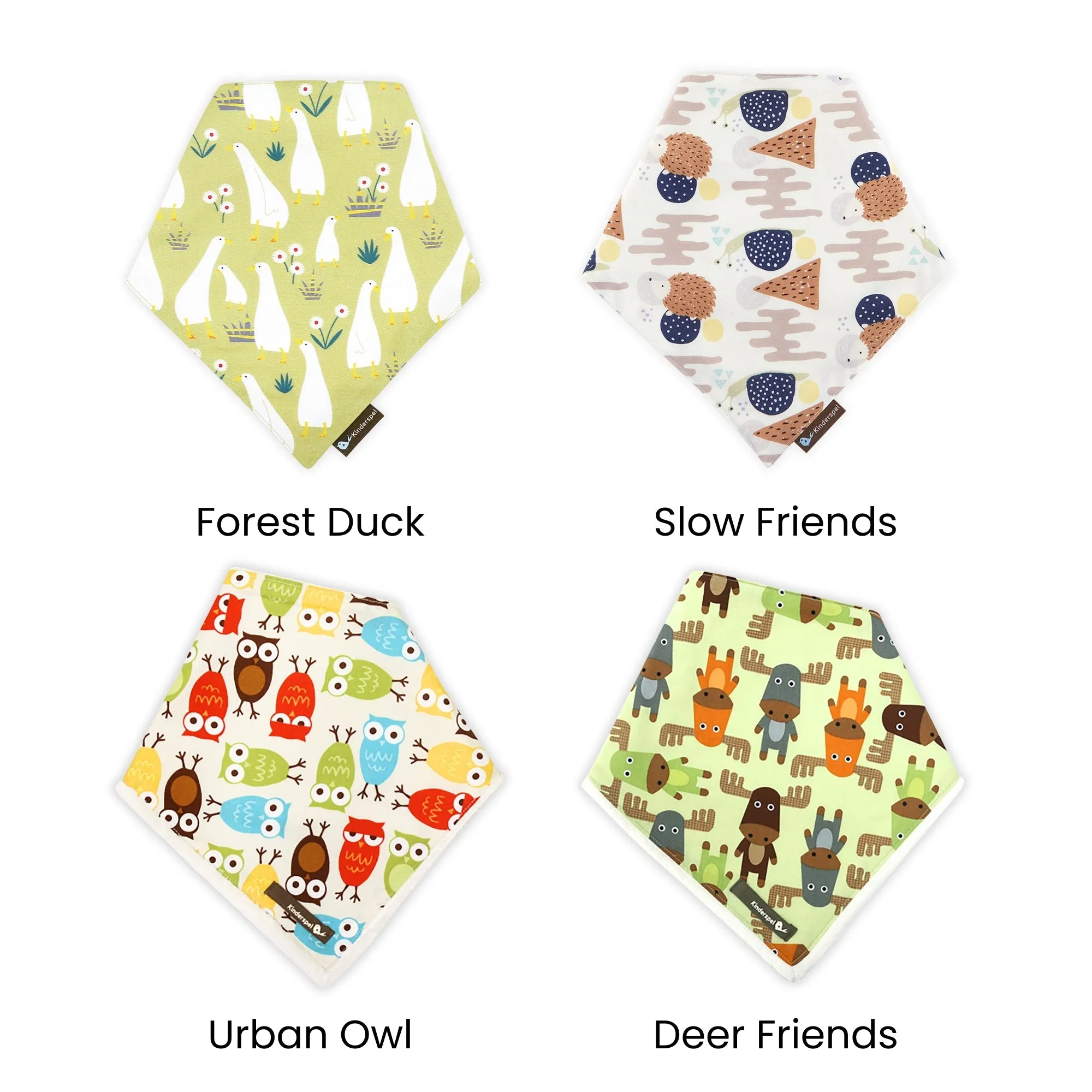 Teething Bib Bundle (3 Options-Plush Fleece, Cotton, or Mixed Set)