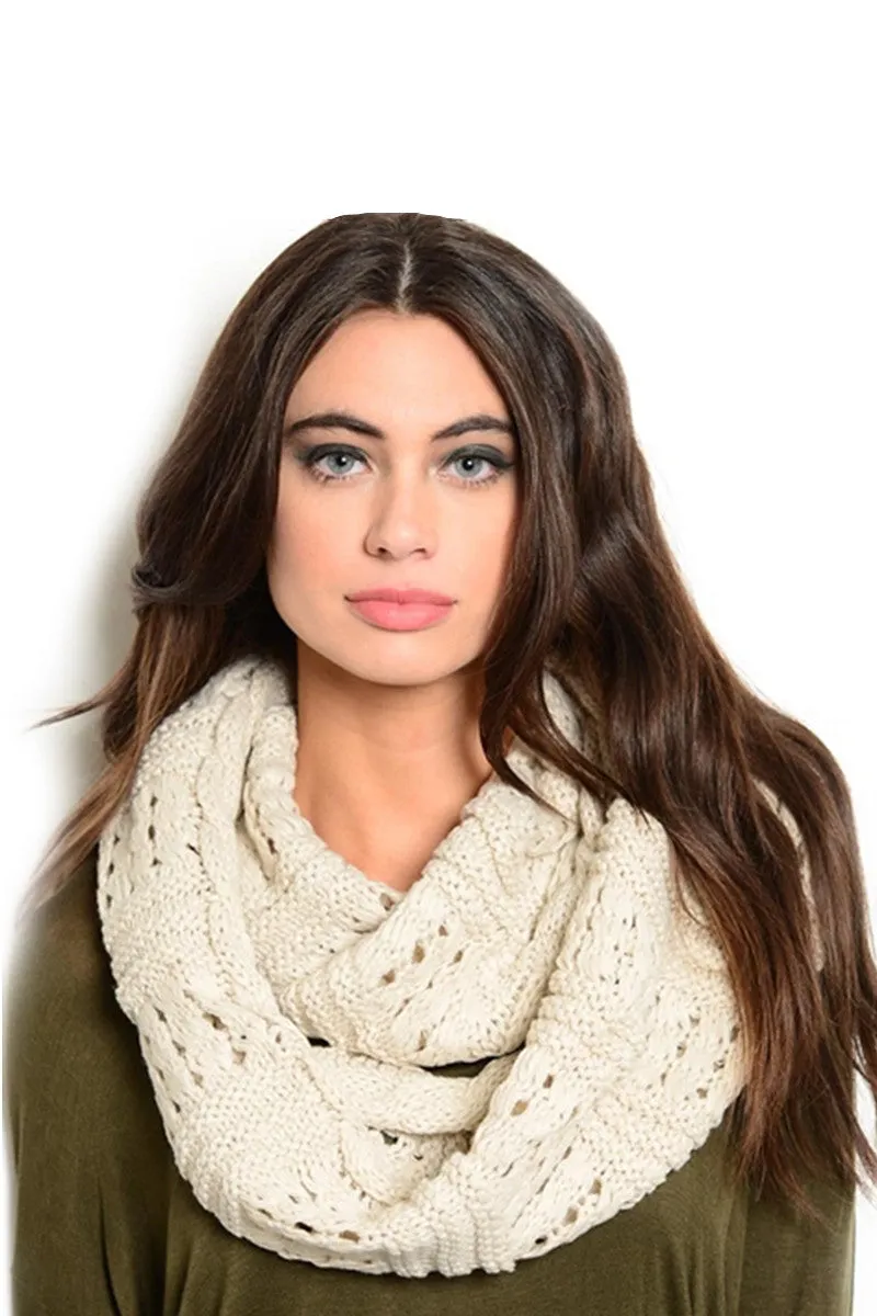 Textured Infinity Scarf