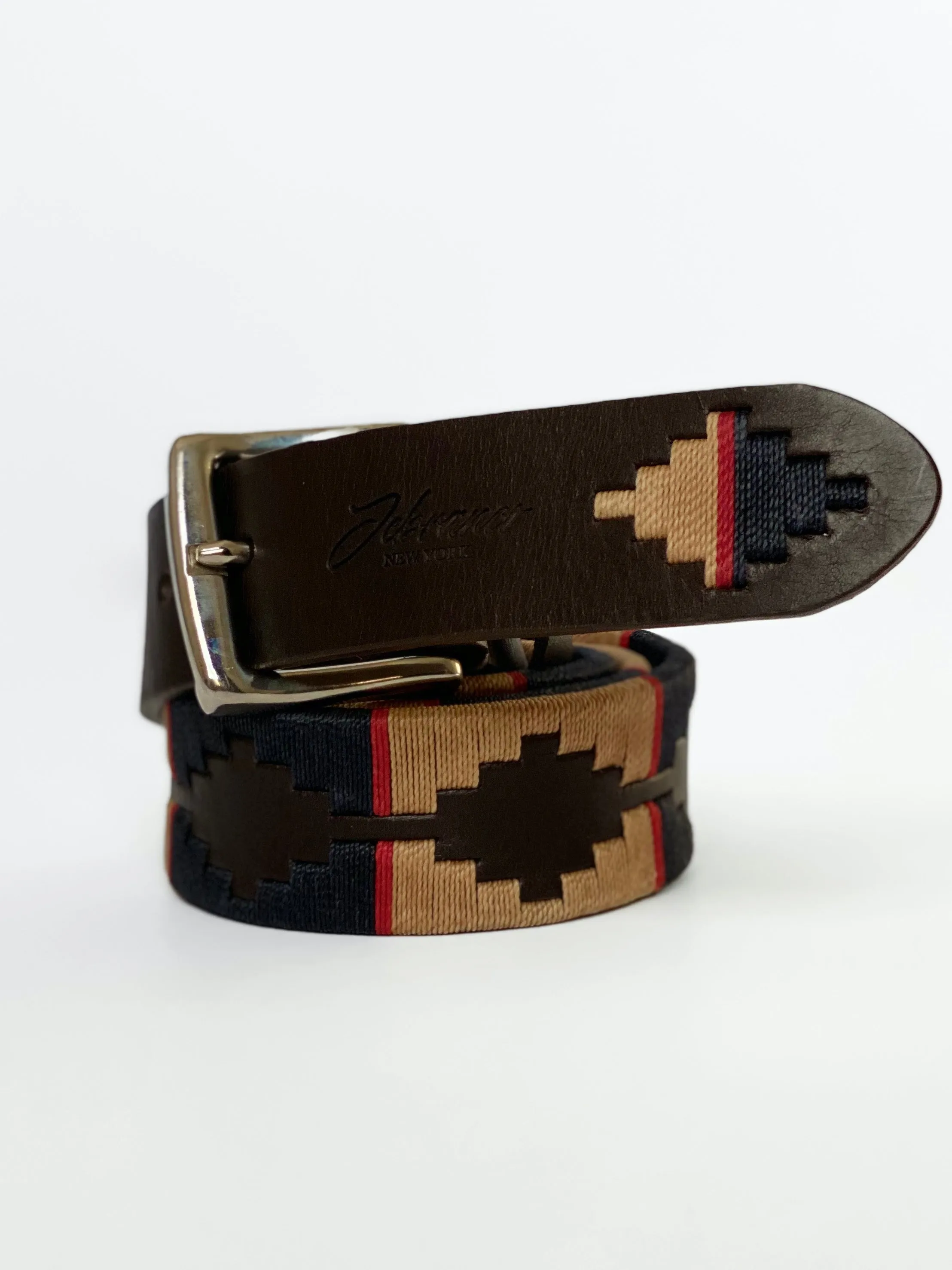 The Beige Knitted Belt