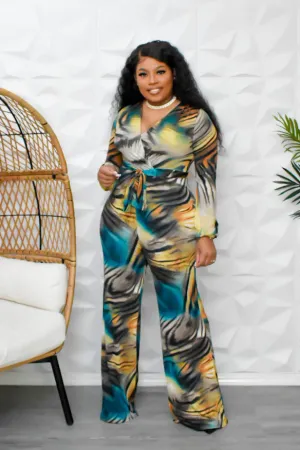 The “Follow My Lead” Teal Jumpsuit