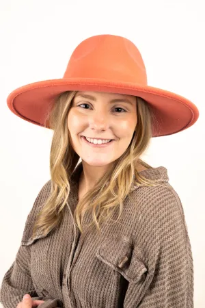 The Texanna Orange Felt Hat