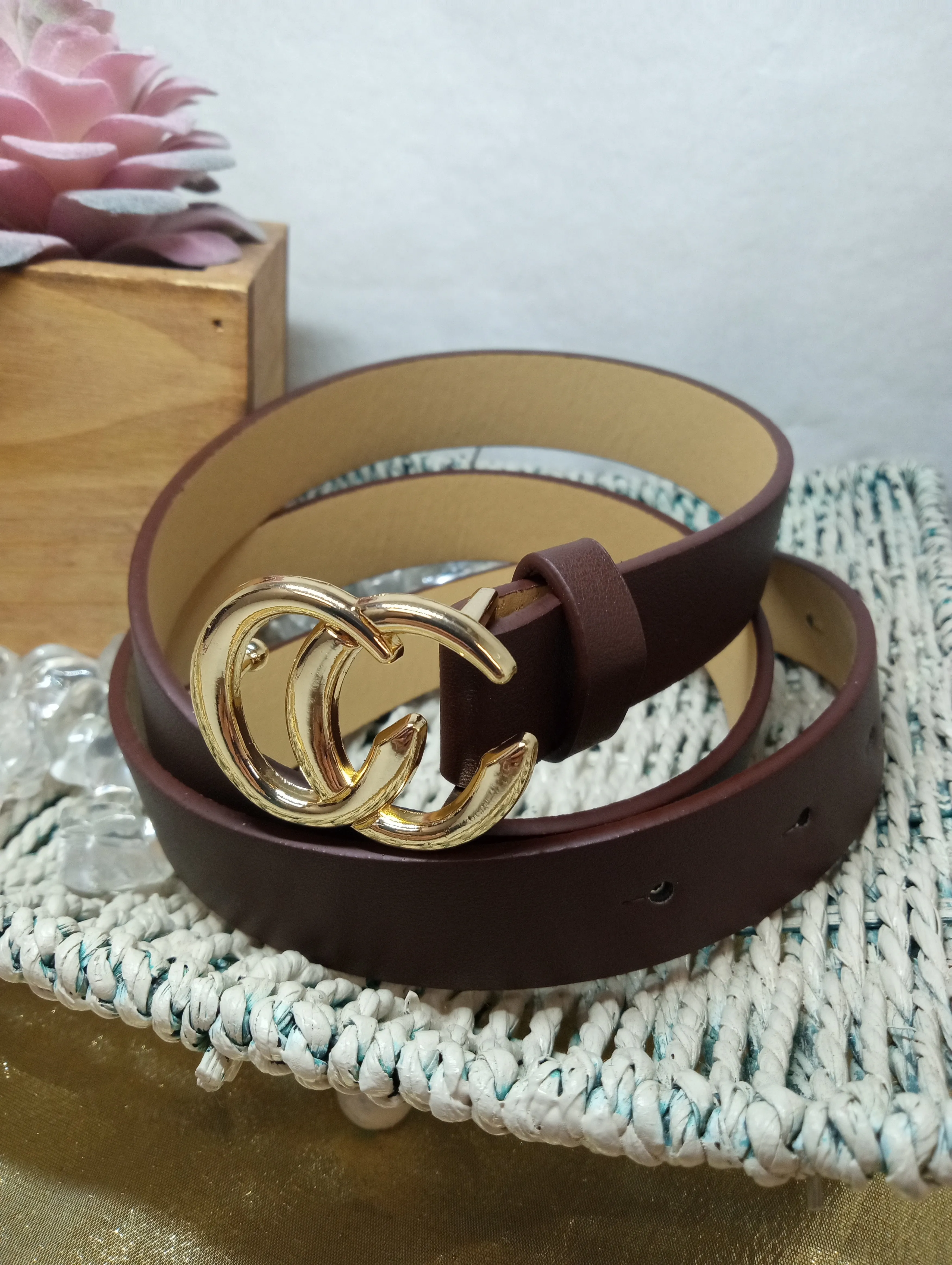 Thin Leather Belts
