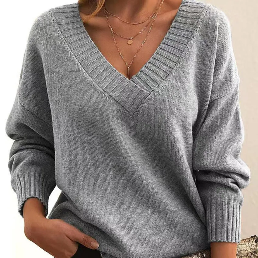 Tiala - V-Neck Sweater For Women