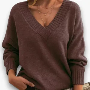 Tiala - V-Neck Sweater For Women