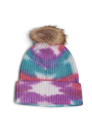 Tie Dye Hat - Pink Multi