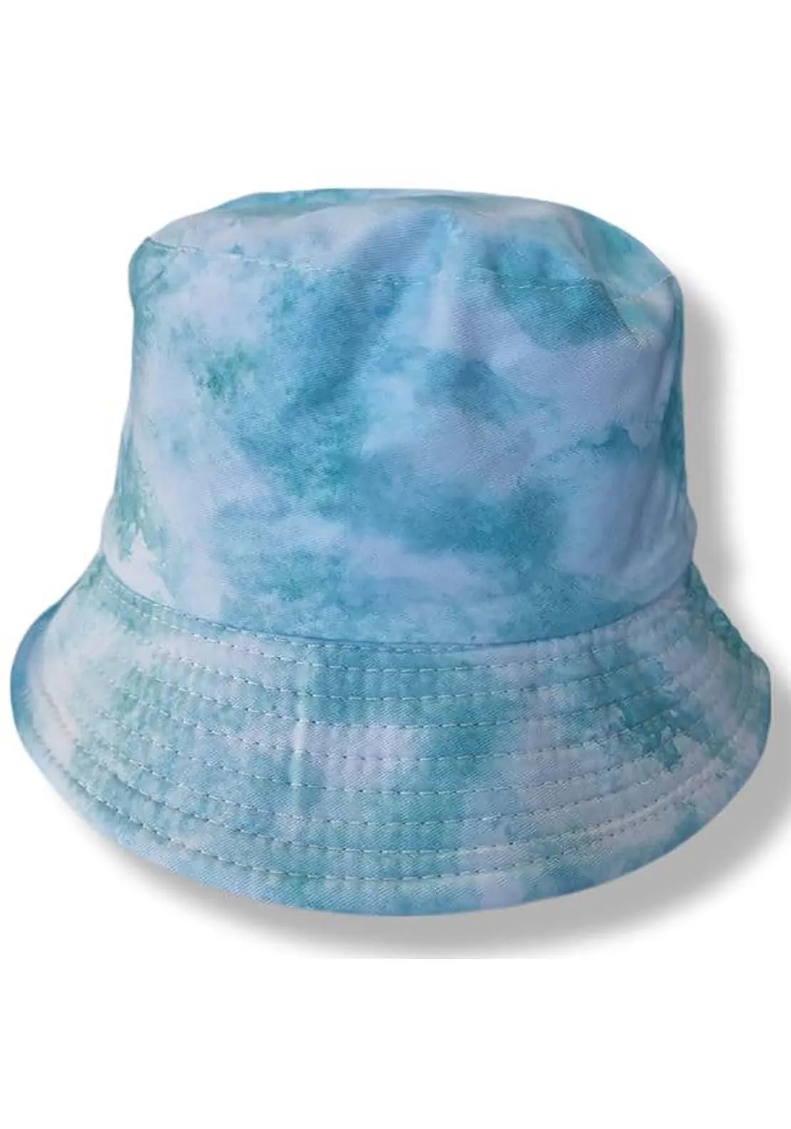 Tie Dye Reversible Bucket Hat - Aqua