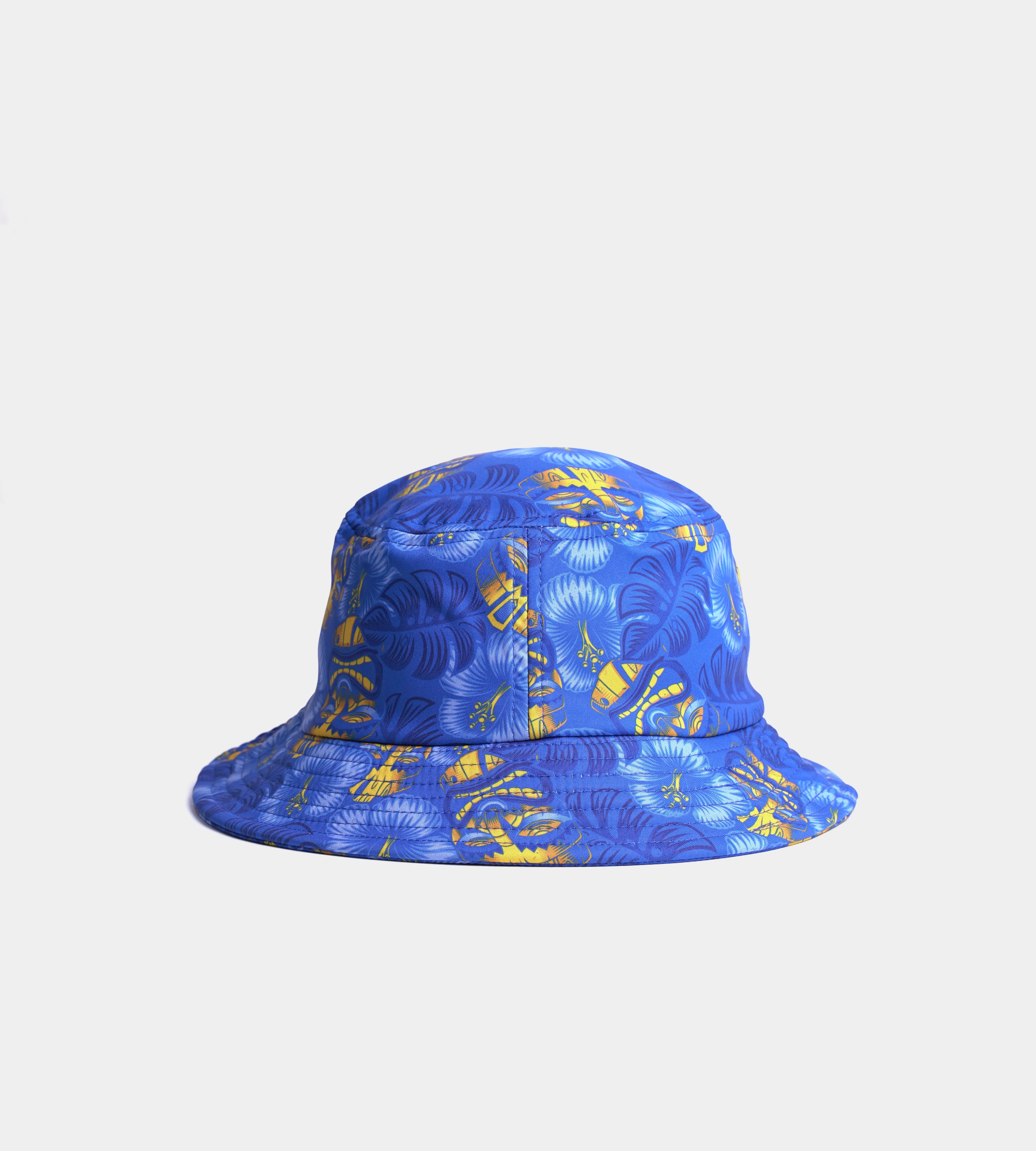 TIKI BUCKET HAT - BLUE / YELLOW