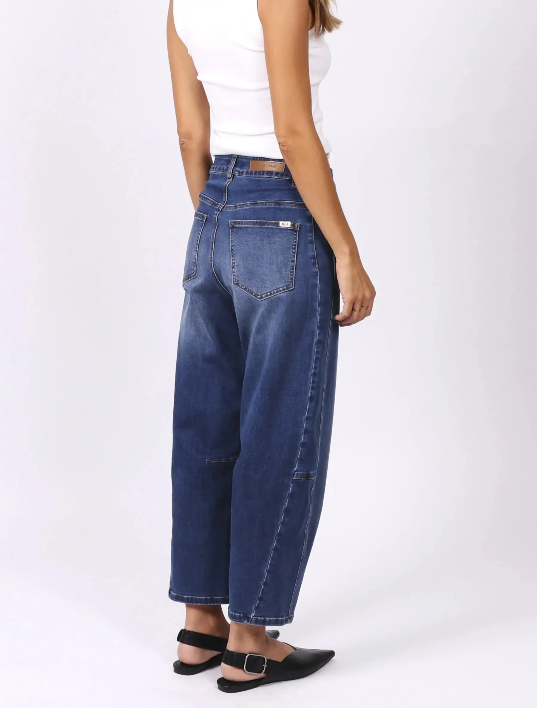 Toni Barrel Jeans - Blue