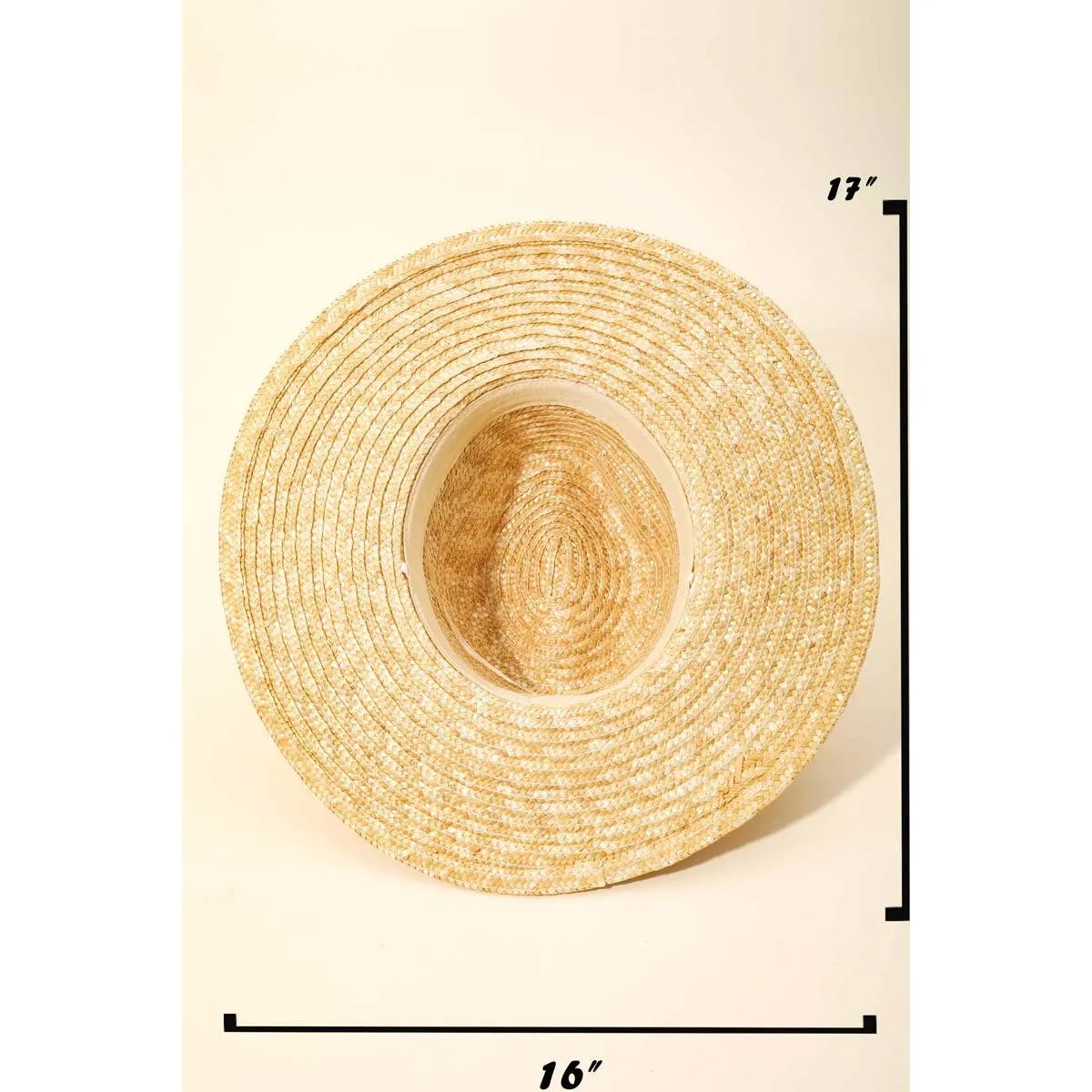 Tribal Straw Sun Hat