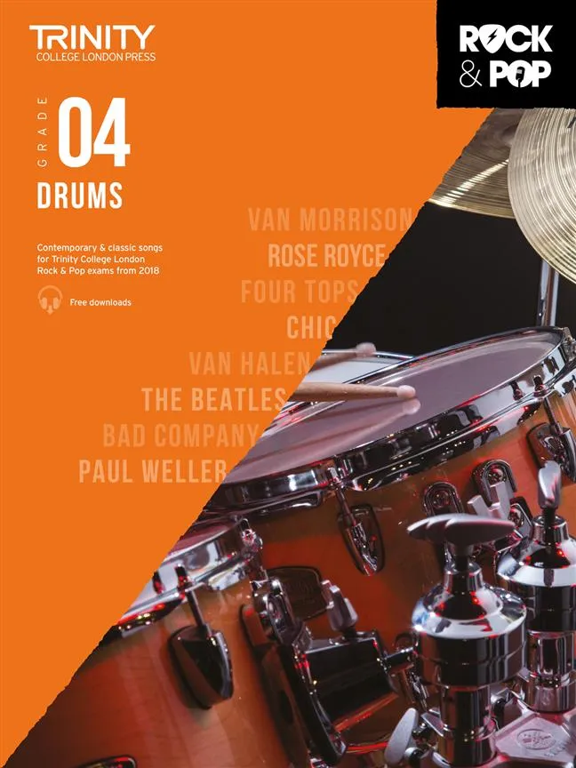 Trinity College London Rock & Pop: Drums - Grade 4