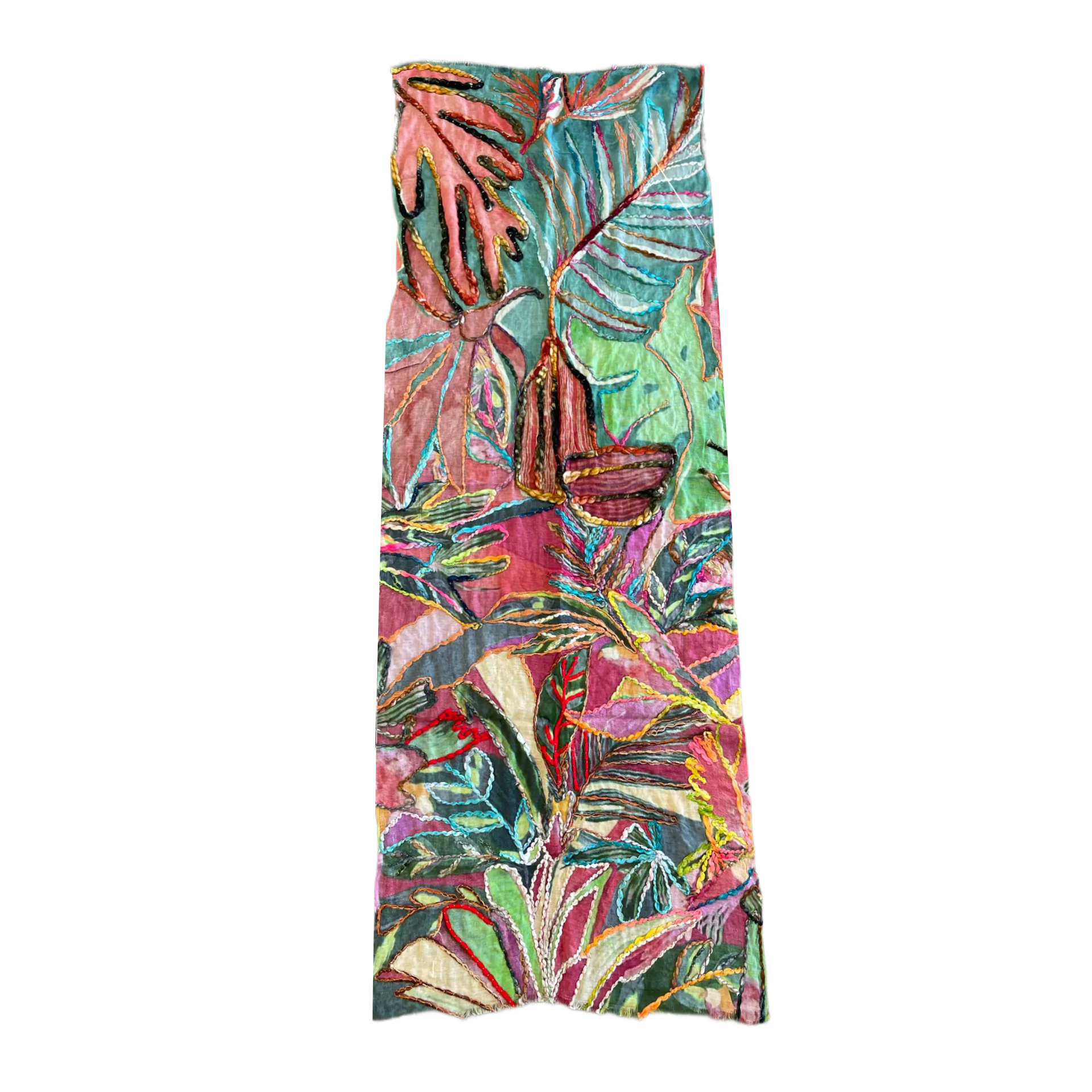 Tropical Palm Scarf