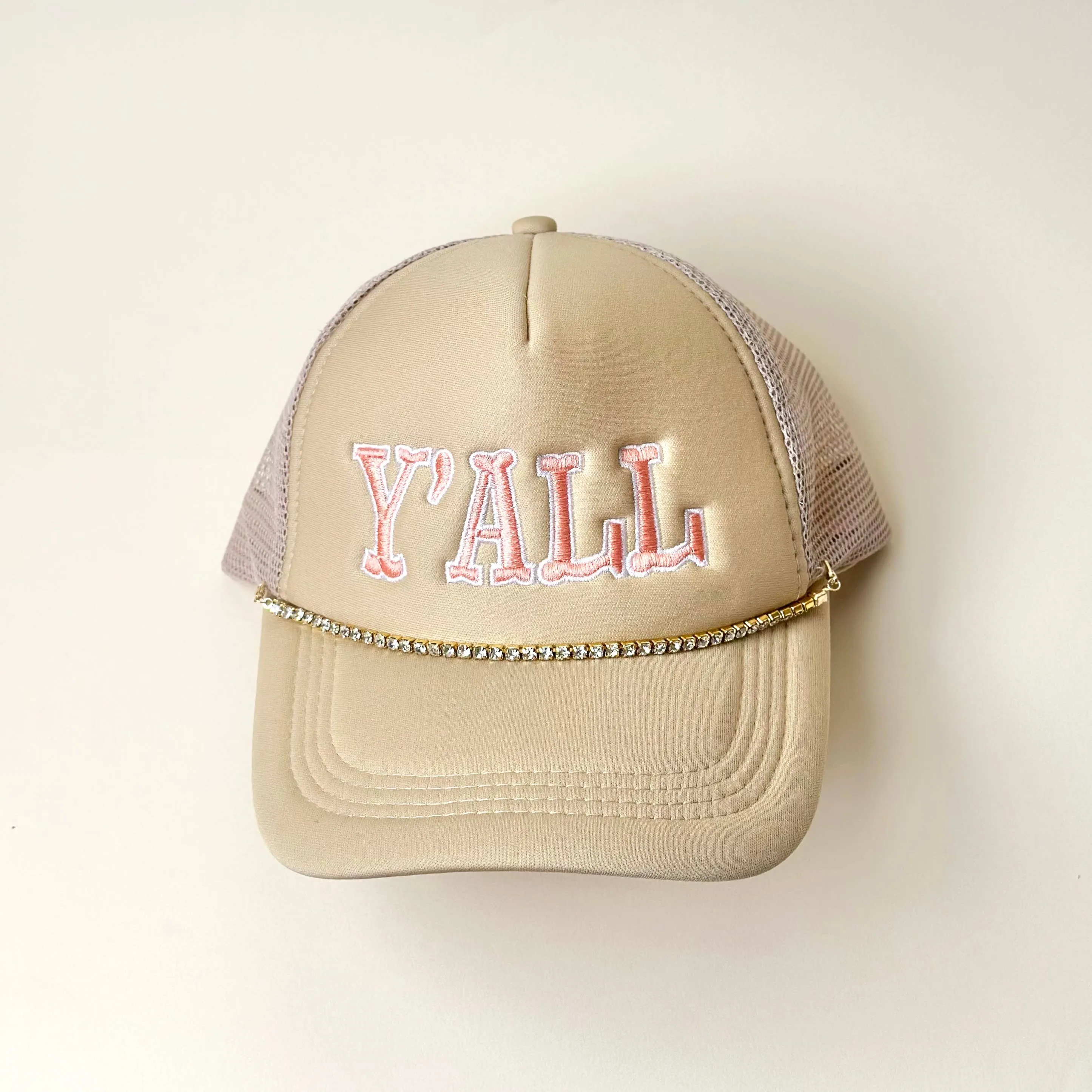 Trucker Hat Chain-Crystal Gem